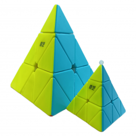 Cubo Rubik QiYi Llavero Pyraminx Colored 