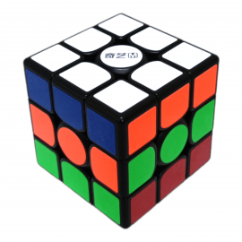 Cubo Rubik Qiyi 3x3 MS PRO Magentico Negro 