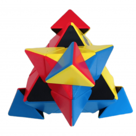 Moyu Meilong Pyraminx Colored