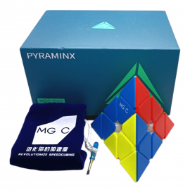 Cubo Rubik YJ MGC EVO Pyraminx 3x3 Magnético