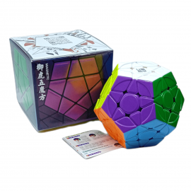 Cubo Rubik YJ YuHu Megaminx V2 Magnetico Colored 