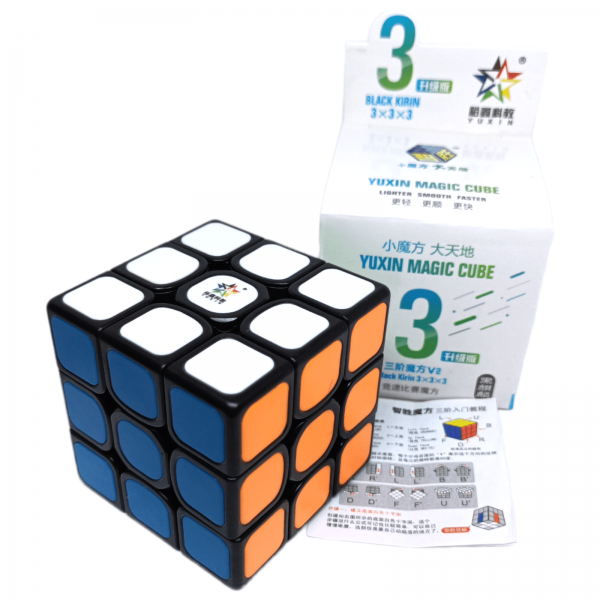 Cubo Rubik YuXin Black Kirin (Kylin) 3x3 Negro