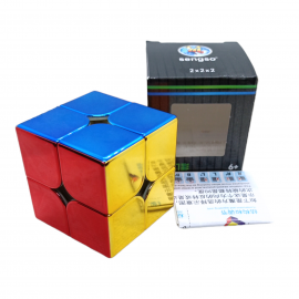 Cubo Rubik Sengso 2x2 Metalico Magnetico