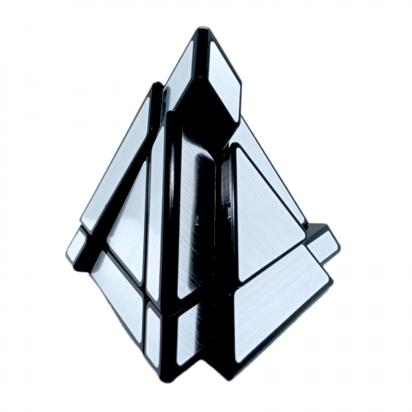 Cubo Rubik Shengshou Mirror Pyraminx Plata