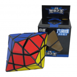Cubo Rubik Diansheng Hexagonal Pyraminx 3x3 Base Negra 