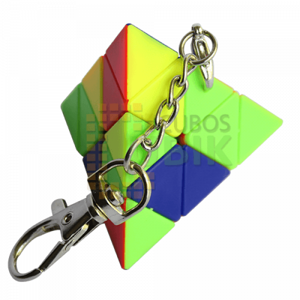 Cubo Rubik Llavero Pyraminx Colored