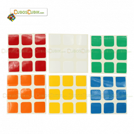 Cubo Rubik Set de Stickers 3x3 Medida Estandar 