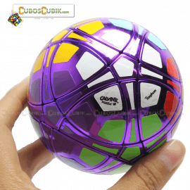 Cubo Rubik Calvins MegaMinx Ball 12 Colores Satinado Morado