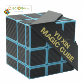 Cubo Rubik Yuxin Mirror Cobra 3x3 Base Azul