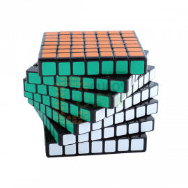 Cubo Rubik ShengShou 7x7 LingLong 69mm Base Negra 