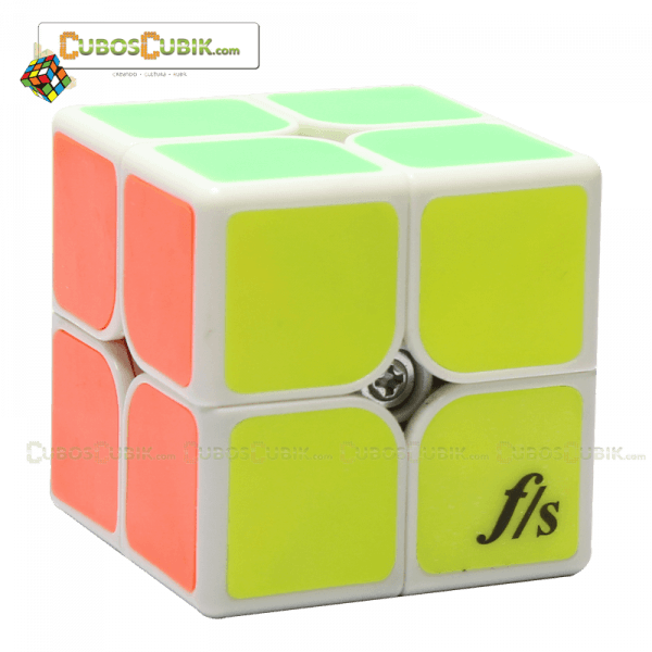 Cubo Rubik Fangshi Shuang 2X2 Base Blanca