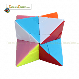Cubo Rubik Fangshi Lim Pyraminx 2x2 Twin Towers Colored 
