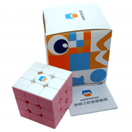 Cubo Rubik GAN MonsterGo Cloud 3x3 Didactico Rosa 