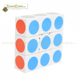 Cubo Rubik Lanlan Super Floppy 3x3x1 Base Blanca