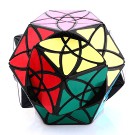 Cubo Rubik MF8 Bauhinia Dodecahedron Base Negra 