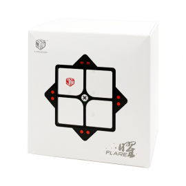 Cubo Rubik Qiyi Xman Flare 2x2 Magnetico Negro