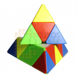 Cubo Rubik Qiyi MS Pyraminx Magnetico Colored