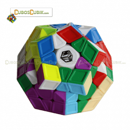 Cubo Rubik Qiyi Megaminx Galaxy V2 Ridges Colored