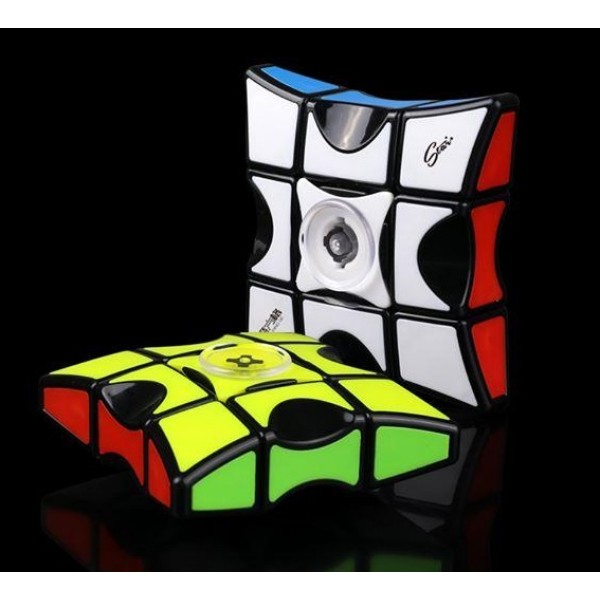 Cubo Rubik QiYi Floppy Spinner Tiles 3x3x1 Negro