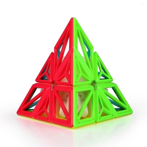 Cubo Rubik Qiyi DNA Pyraminx 3x3 Colored