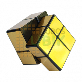 Cubo Rubik Qiyi Mirror 2x2 Dorado