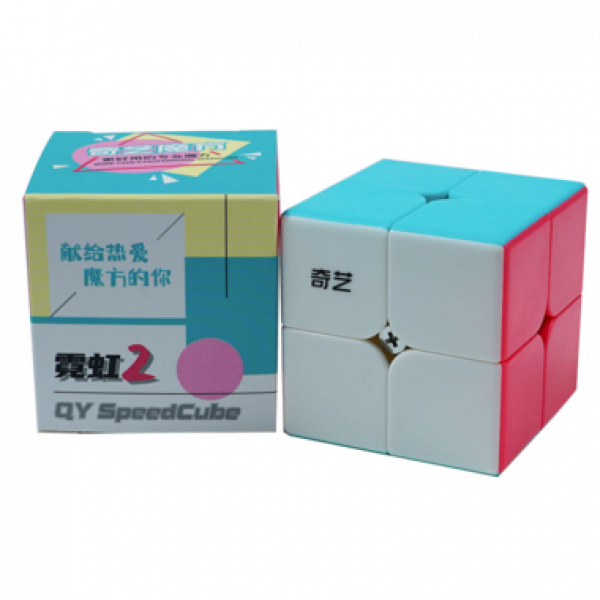 Cubo Rubik Qiyi Neon 2x2 Macaron
