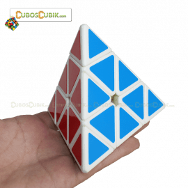 Cubo Rubik Qiyi QiMing Pyraminx Blanca 