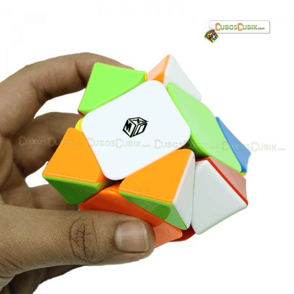 Cubo Rubik Qiyi XMAN Wingy Skewb Magnetic Concavo Colored
