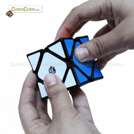 Cubo Rubik Qiyi XMAN Wingy Skewb Magnetic Concavo Negro 