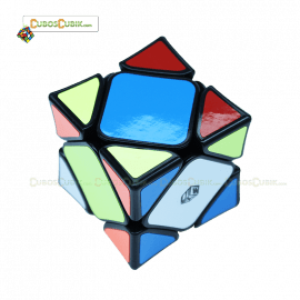 Cubo Rubik Qiyi XMAN Wingy Skewb Magnetic Concavo Negro