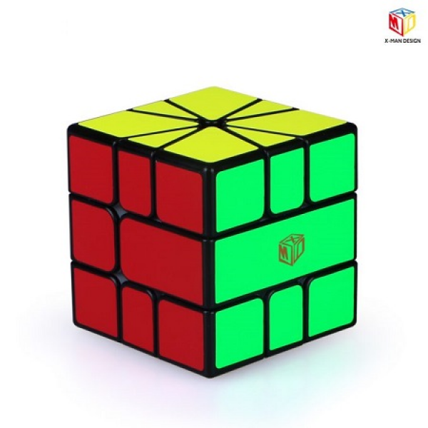 Cubo Rubik Qiyi XMAN Volt Square 1 V2 Magnetico Semi Negro