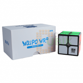 Cubo Rubik Moyu Weipo WR 2x2 Magnetico Negro 