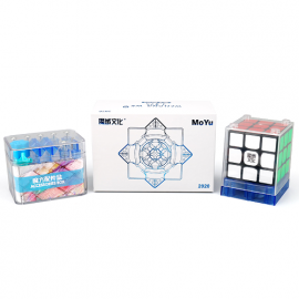 Cubo Rubik MoYu Weilong WR 2020 3x3 Magnetico Negro