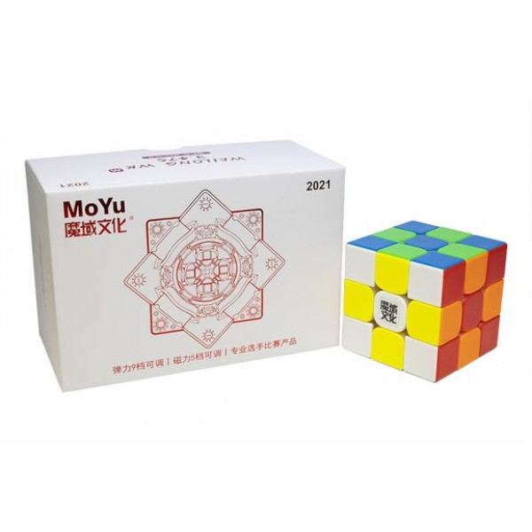 Cubo Rubik MoYu Weilong WR 2021 3x3 Magnetico Colored