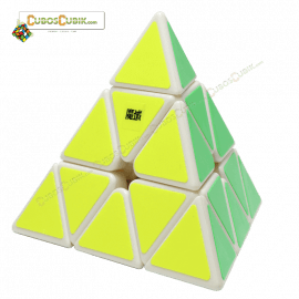 Cubos Rubik Moyu Pyraminx V2 Magnetic Blanco