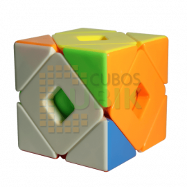 Cubo Rubik Moyu Meilong Dual Skewb Colored