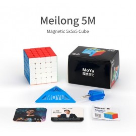 Cubo Rubik Moyu Meilong 5x5 Magnetico Colored