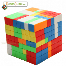 Cubo Rubik Moyu Aofu Flat 7x7 Colored 