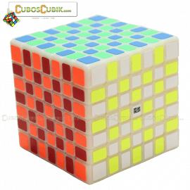 Cubo Rubik Moyu Aofu Flat 7x7 Base Milk