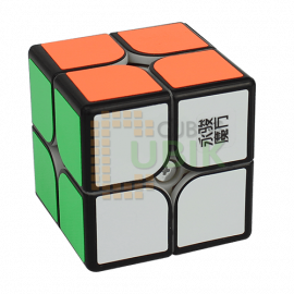 Cubo Rubik YJ Yupo 2x2 V2 Magnetico Negro 