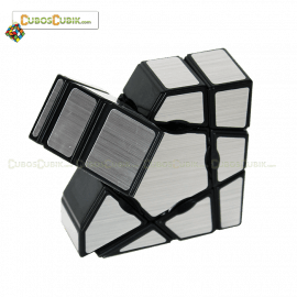 Cubo Rubik YJ Floppy Ghost 3x3x1 Plata