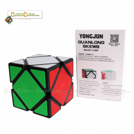 Cubo Rubik Yj Guanlong Skewb Base Negra