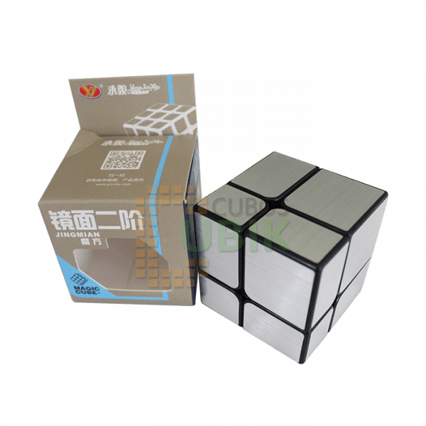 Cubo Rubik YJ Mirror 2x2 Plata