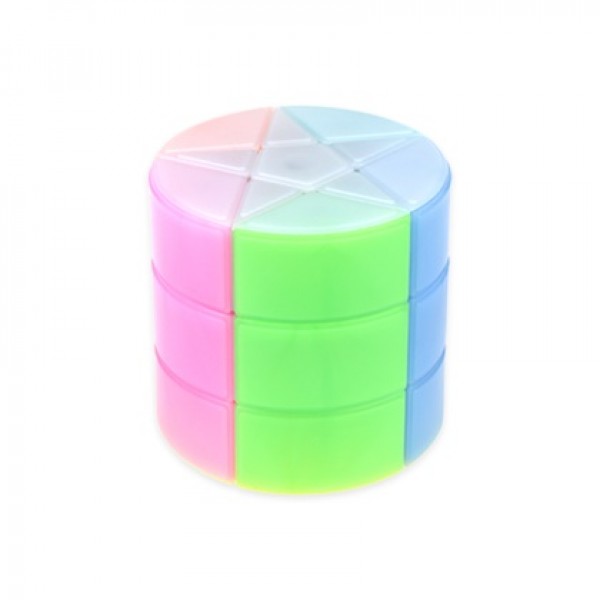 Cubo Rubik YJ Colorful Star Barrel Transparente