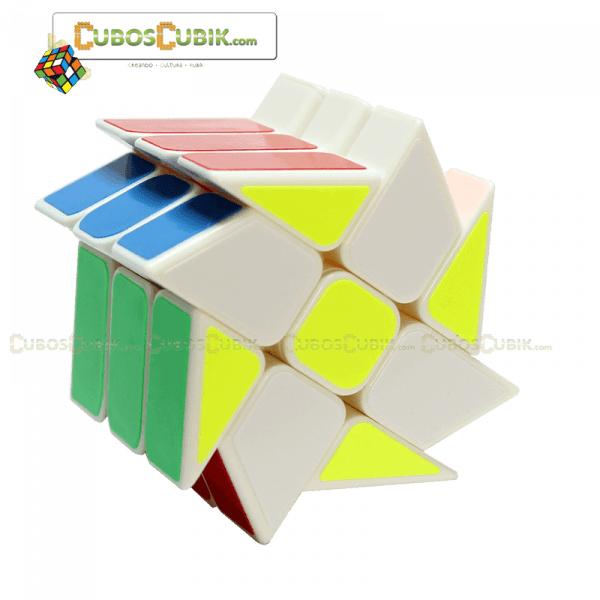 Cubo Rubik Yj Windmill 3x3 Fenghuolun Blanco