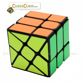 Cubo Rubik Yj Windmill 3x3 Fenghuolun Negro