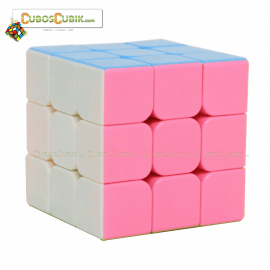 Cubo Rubik YJ Guanlong 3x3 Pink