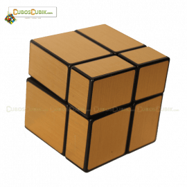 Cubos Rubik Mir-two cube Mirror 2x2 Base Dorada