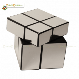 Cubos Rubik Mir-two cube Mirror 2x2 Base Plata