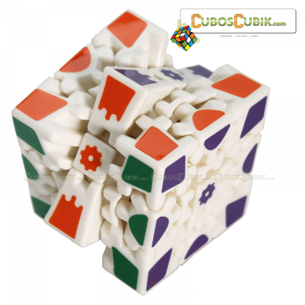 Cubo Rubik Gear V2 Base Blanca